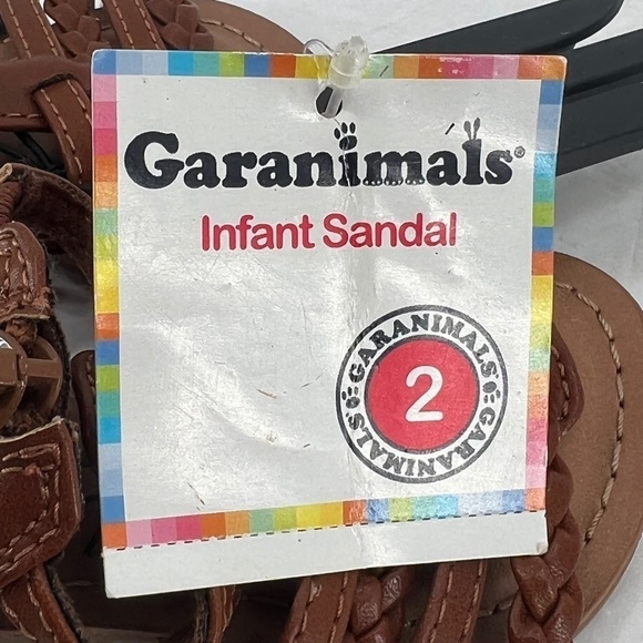 NWT Garanimals Brown Gladiator Sandals Size 2 Toddler - Picture 6 of 7